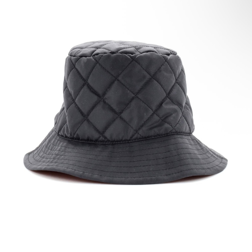 Celine Black Quilted Bucket Hat with COA - Picture 4 of 9